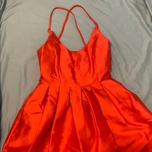 NWOT red mini dress